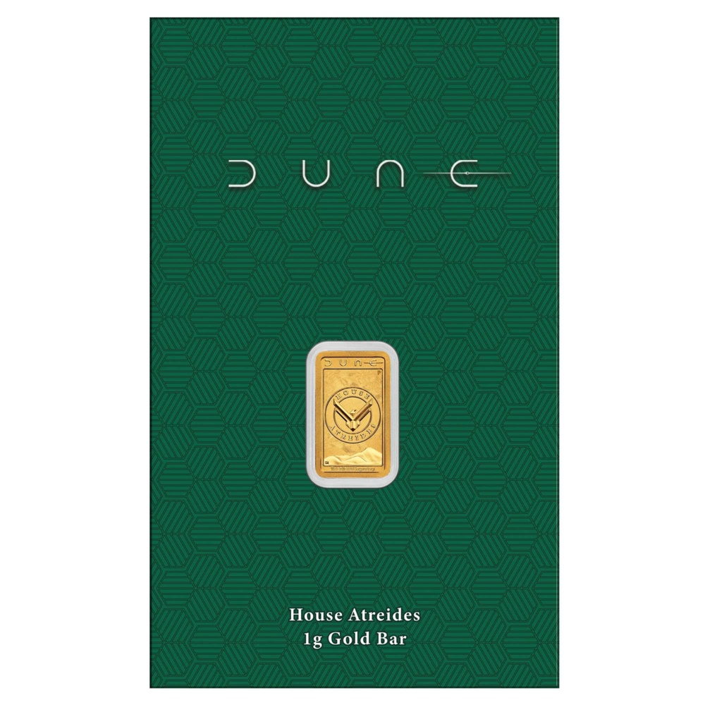 DUNE – Haus Atreides 1 g Goldbarren