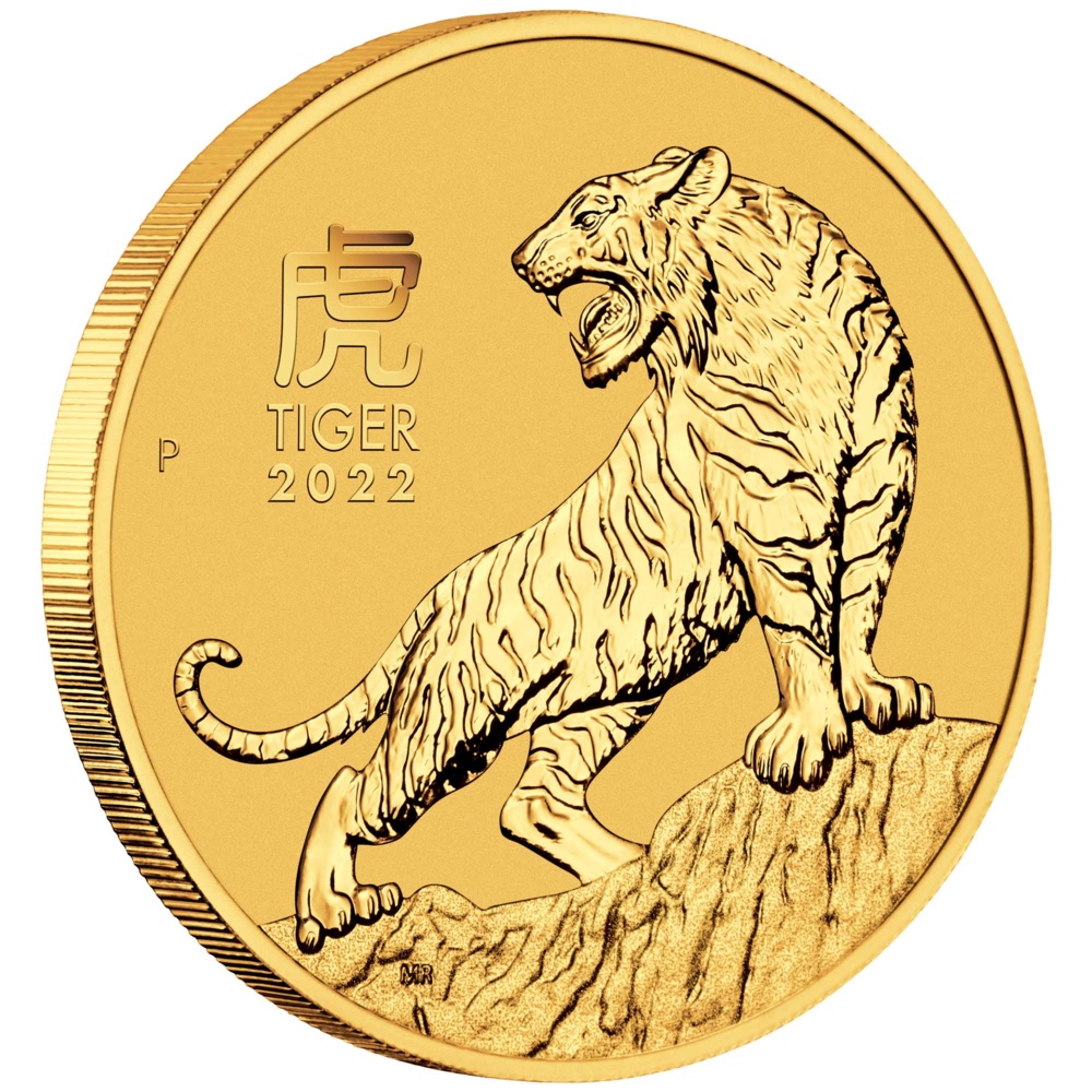 Gold coin Year of the Tiger 1/10 Oz 2022 - LUNAR SERIES III.