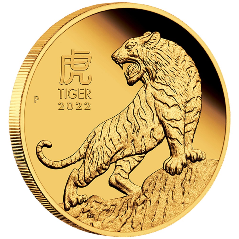 Goldmünze Jahr des Tigers 1 Oz 2022 – LUNAR SERIES III – Proof
