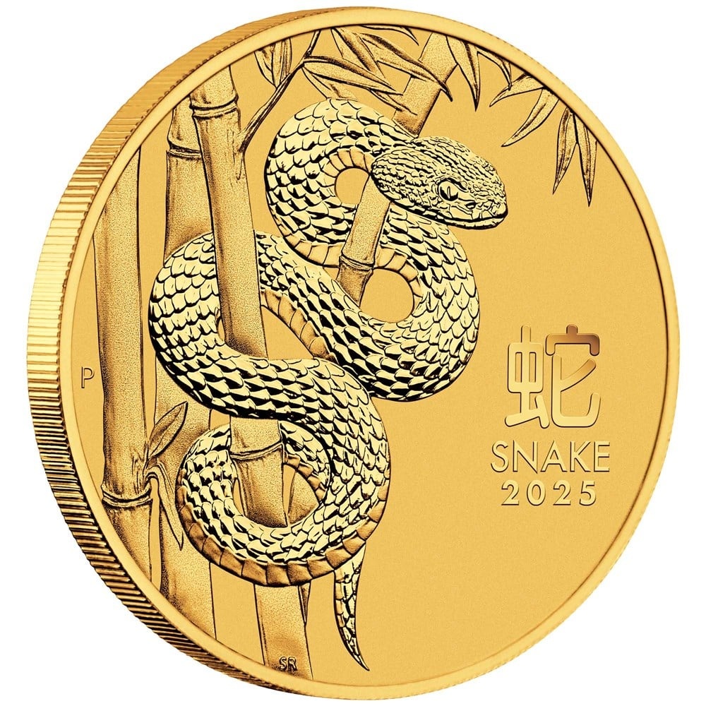 Goldmünze Jahr der Schlange 1/2 Oz 2025 - LUNAR SERIES III.