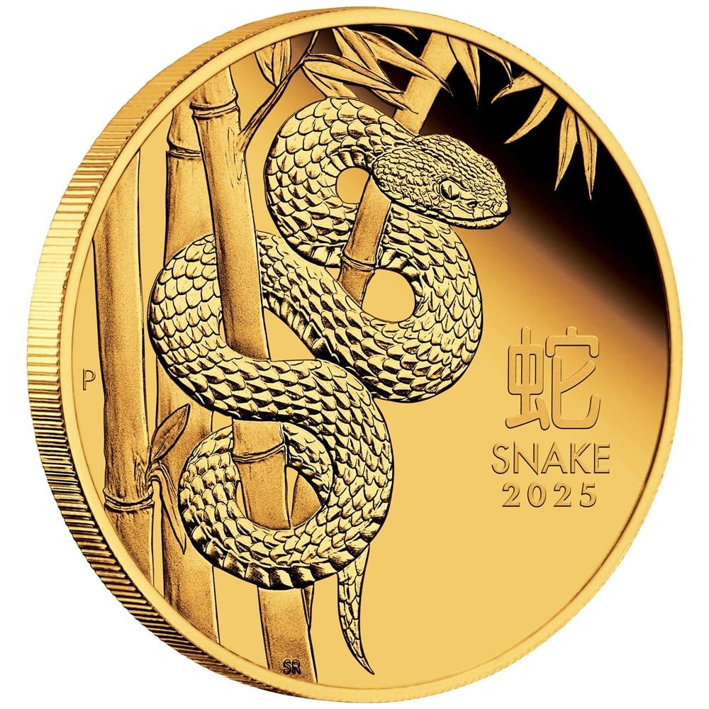 Gold Coin Year of the Snake 1/4 oz 2025 - LUNAR SERIES III Proof