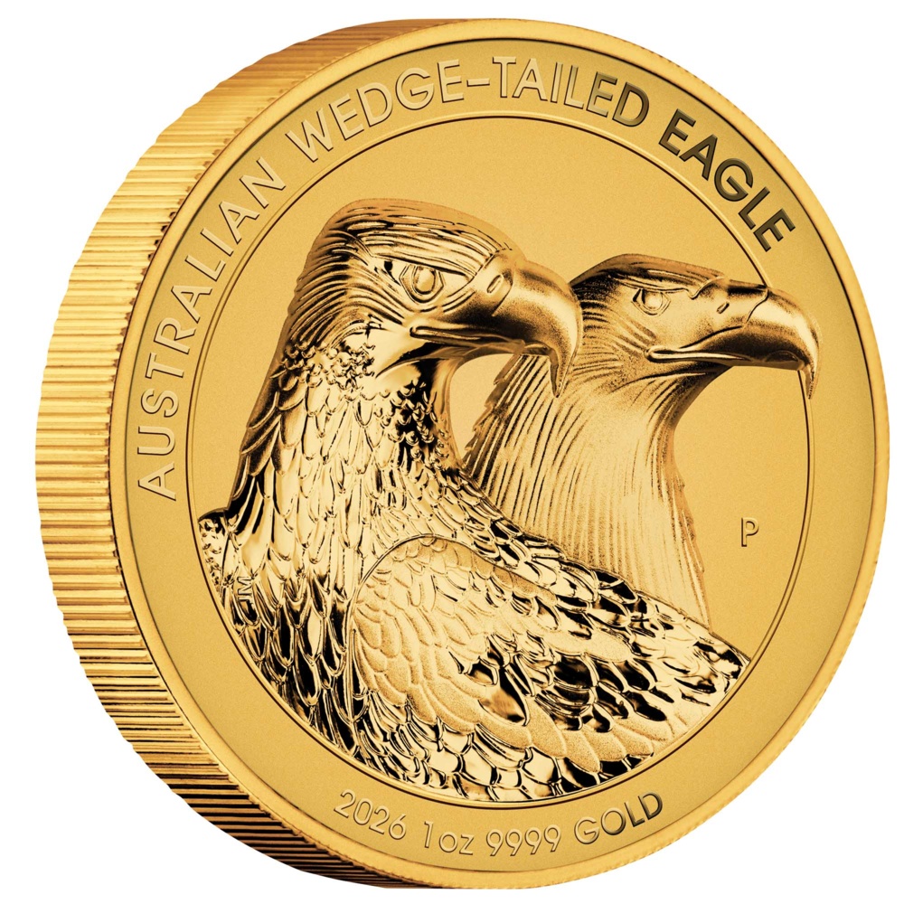 Zlatá mince Australský orel klínocasý 1 Oz 2026 Proof High Relief