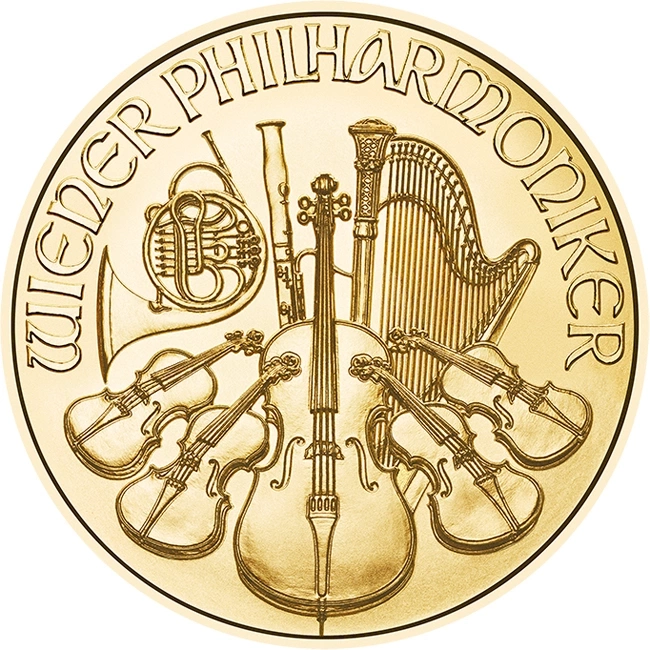 Wiener Philharmoniker 1 Oz Goldmünze