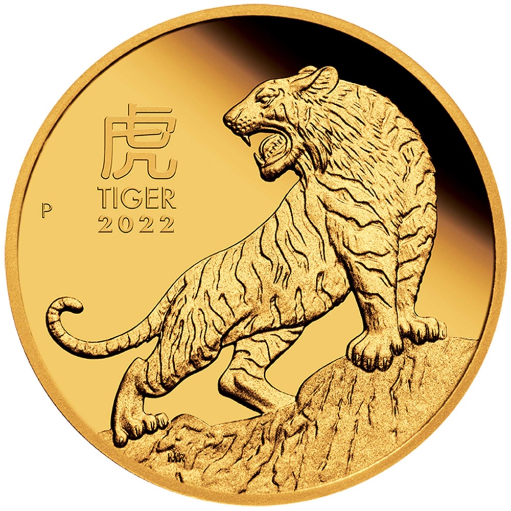 Goldmünze Jahr des Tigers 1 Oz 2022 – LUNAR SERIES III – Proof