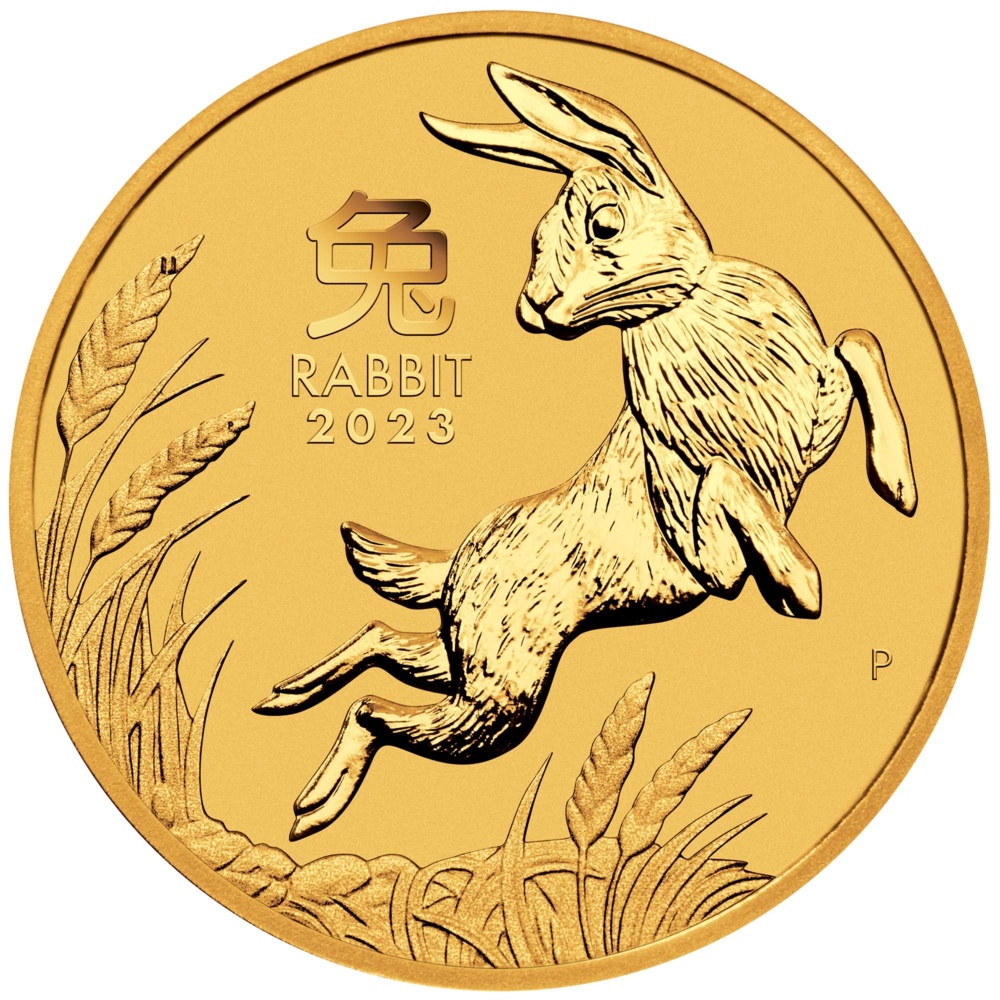 Gold coin Year of the Rabbit 1/20 Oz 2024 - LUNAR SERIES III.
