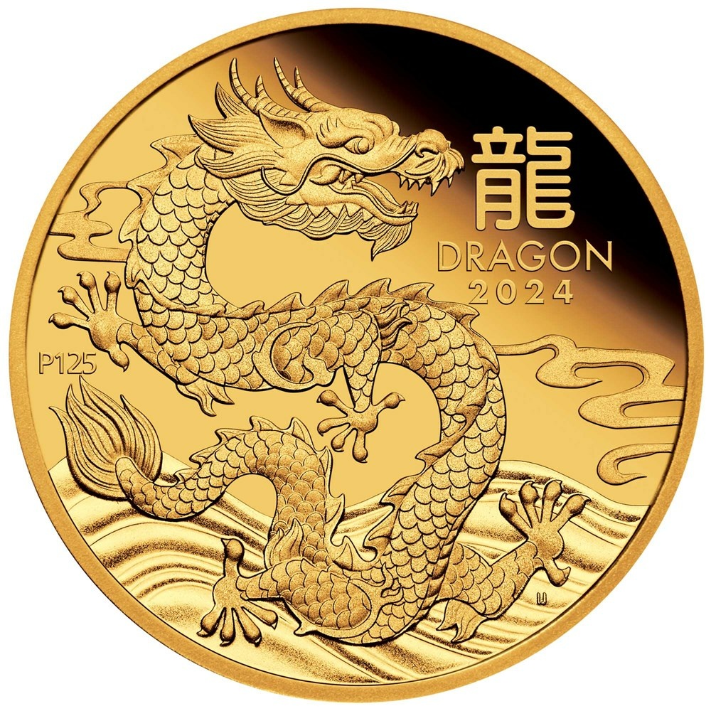 Gold Coin Year of the Dragon 1 Oz 2024 - LUNAR SERIES III. Proof