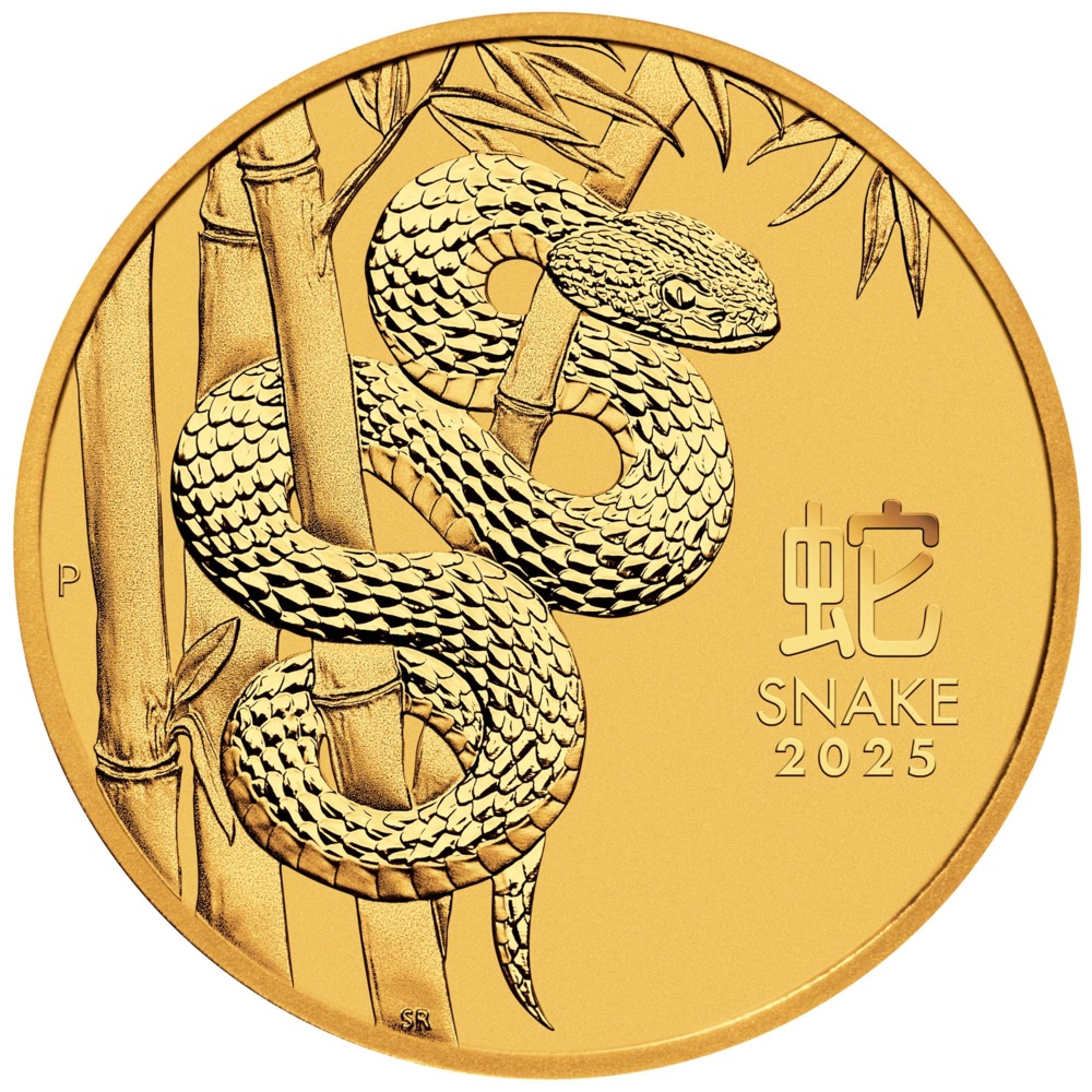 Gold coin Year of the Snake 1/20 Oz 2025 - LUNAR SERIES III.