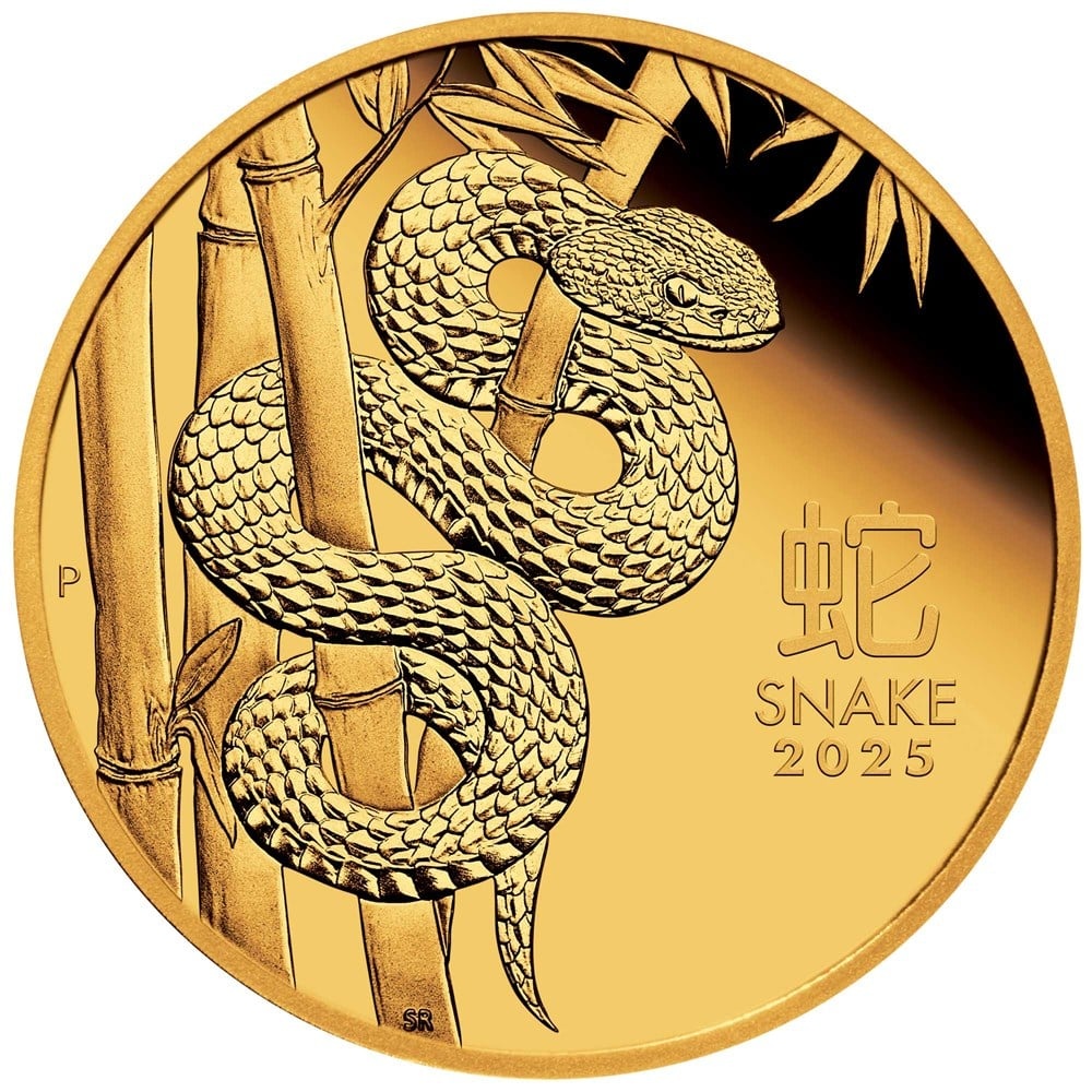 Gold Coin Year of the Snake 1/4 oz 2025 - LUNAR SERIES III Proof