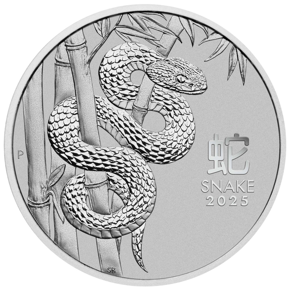 Platinum Bullion Coin Australian Lunar Series III 2025 Year of the Snake 1oz
