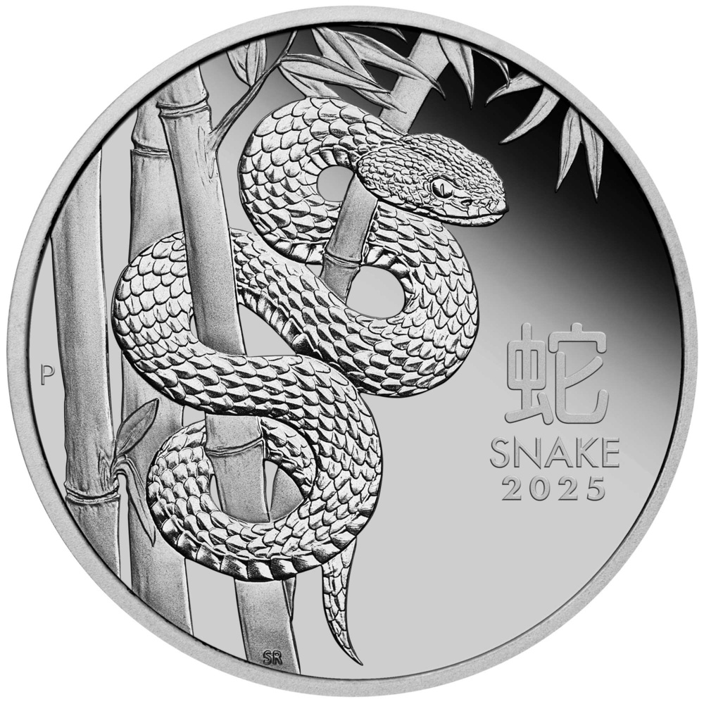Platinum coin Year of the Snake 1 Oz 2025 - LUNAR SERIES III. Proof