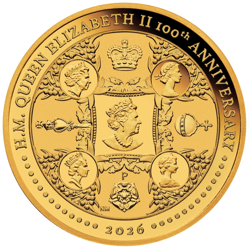 H.M. Queen Elizabeth II 100th Anniversary 2026 1/4oz Gold Proof Coin