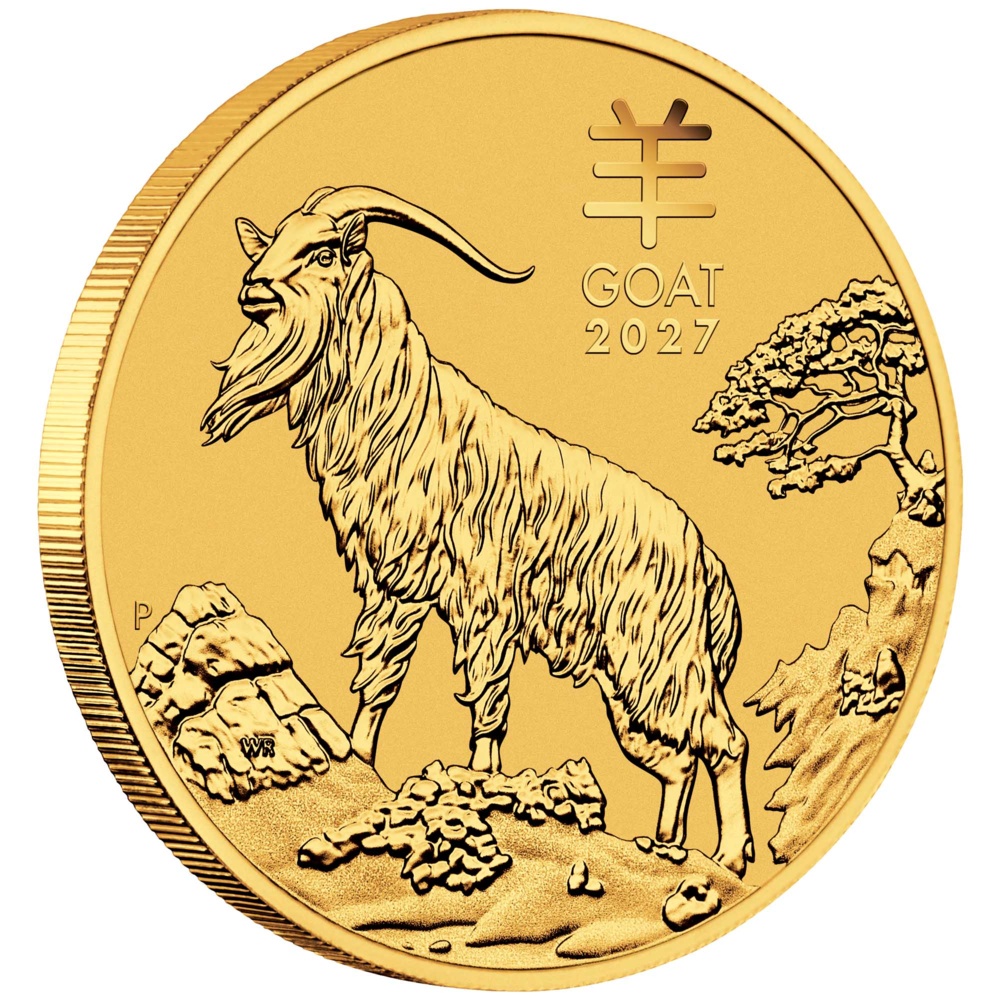Zlatá mince Rok Kozy 1/20 Oz 2027 - LUNÁRNÍ SÉRIE III.