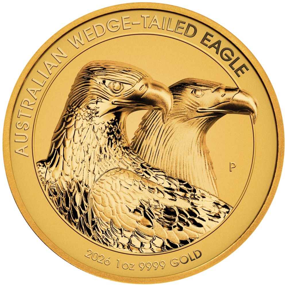 Zlatá mince Australský orel klínocasý 1 Oz 2026 Proof High Relief