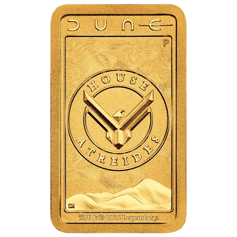 DUNE – Haus Atreides 1 g Goldbarren
