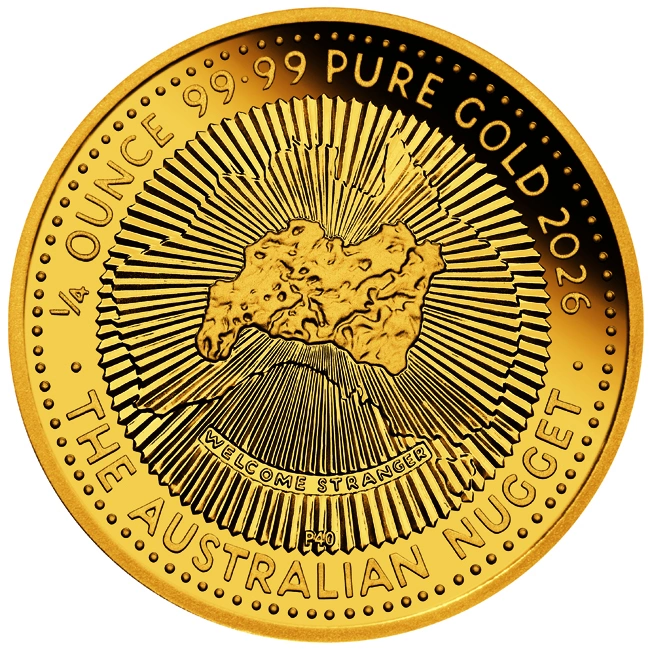 40th Anniversary of the Australian Nugget Gold Coin Program 2026 1/4oz Gold Proof Coin