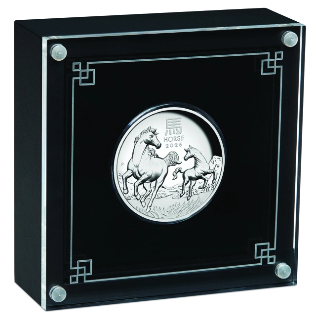 Australian Lunar Series III 2026 Year of the Horse 1oz Silver Proof High Relief Coin -Proof