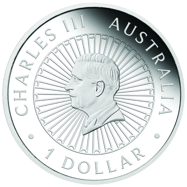 Wunder Australiens – Das Outback 2026 1 oz Silber-Proof-Münze mit Opal