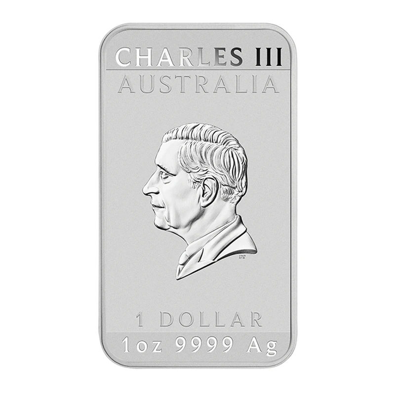 Lunar Horse 2026 1oz Silver Coloured Rectangular Coin