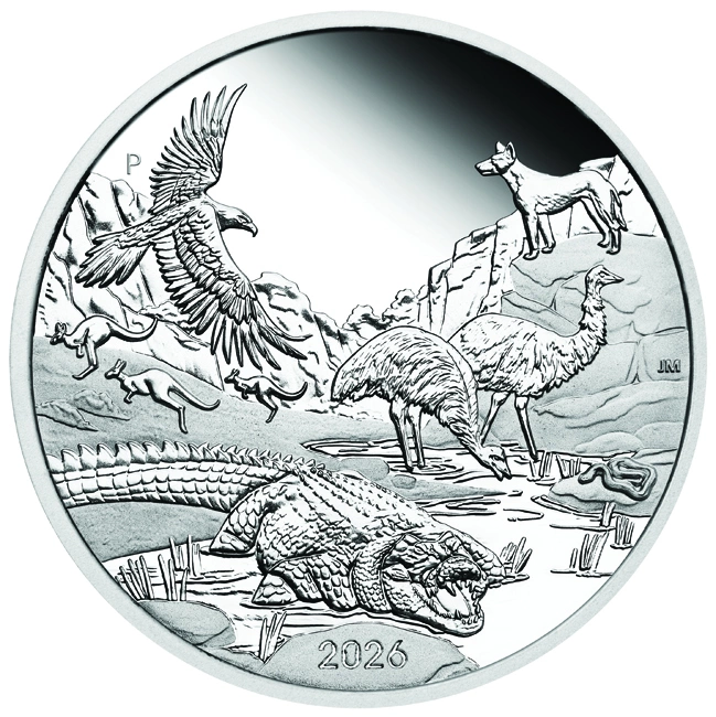 Wunder Australiens – Das Outback 2026, 1 Unze Silber-Proof-Münze