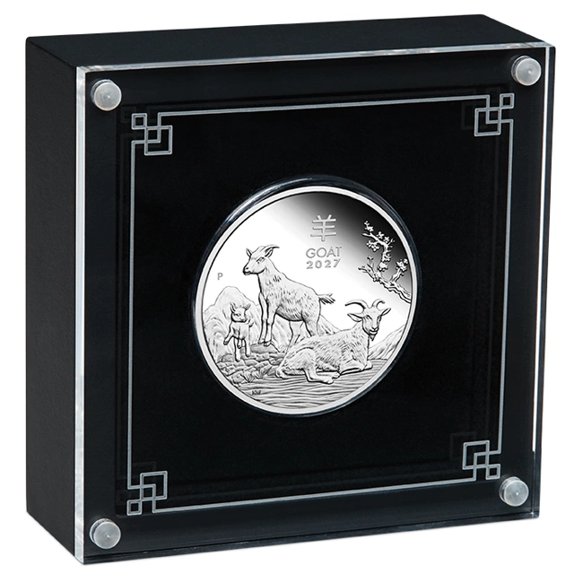 Silver Proof Coin Australian Lunar Series III 2026 Year of the Goat 1 oz