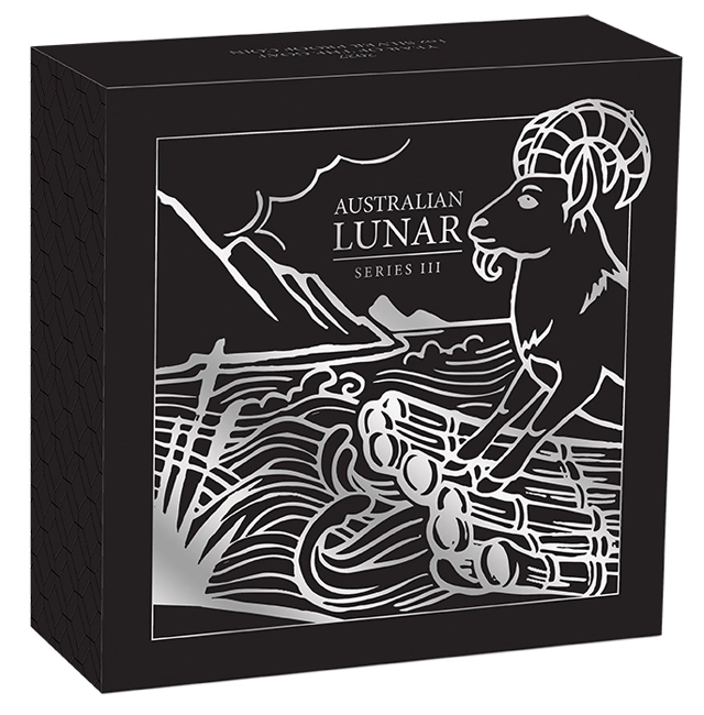 Silver Proof Coin Australian Lunar Series III 2026 Year of the Goat 1 oz