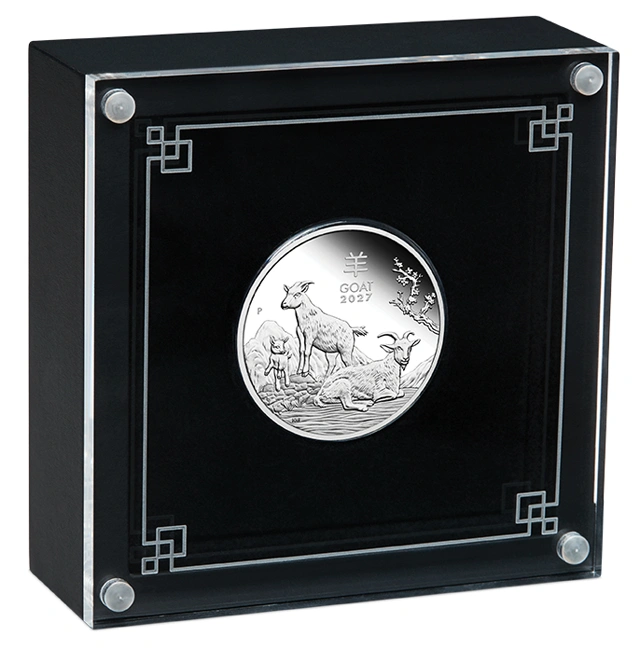 Silver Proof Coin Australian Lunar Series III 2026 Year of the Goat 1/2 oz