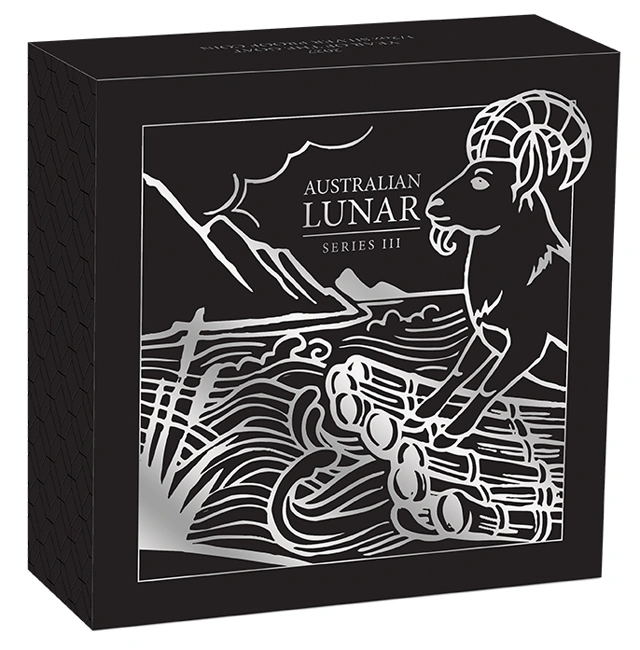 Silver Proof Coin Australian Lunar Series III 2026 Year of the Goat 1/2 oz