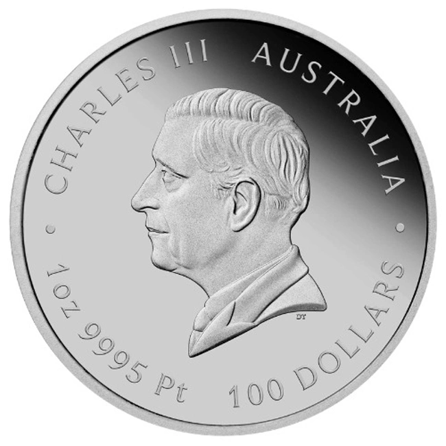 Platin-Anlagemünze 2026 Jahr des Pferdes 1 oz - Proof Coin