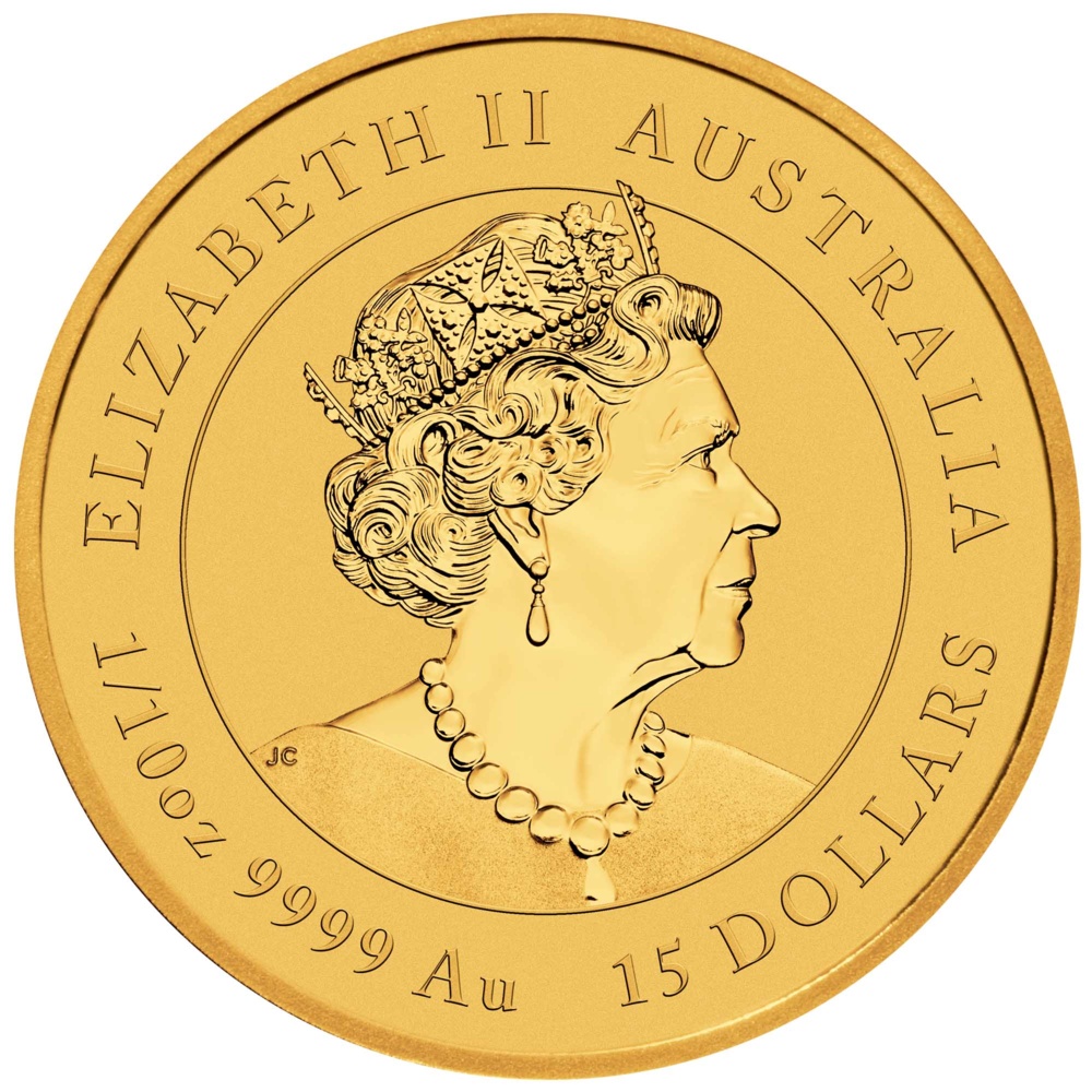 Gold coin Year of the Tiger 1/10 Oz 2022 - LUNAR SERIES III.