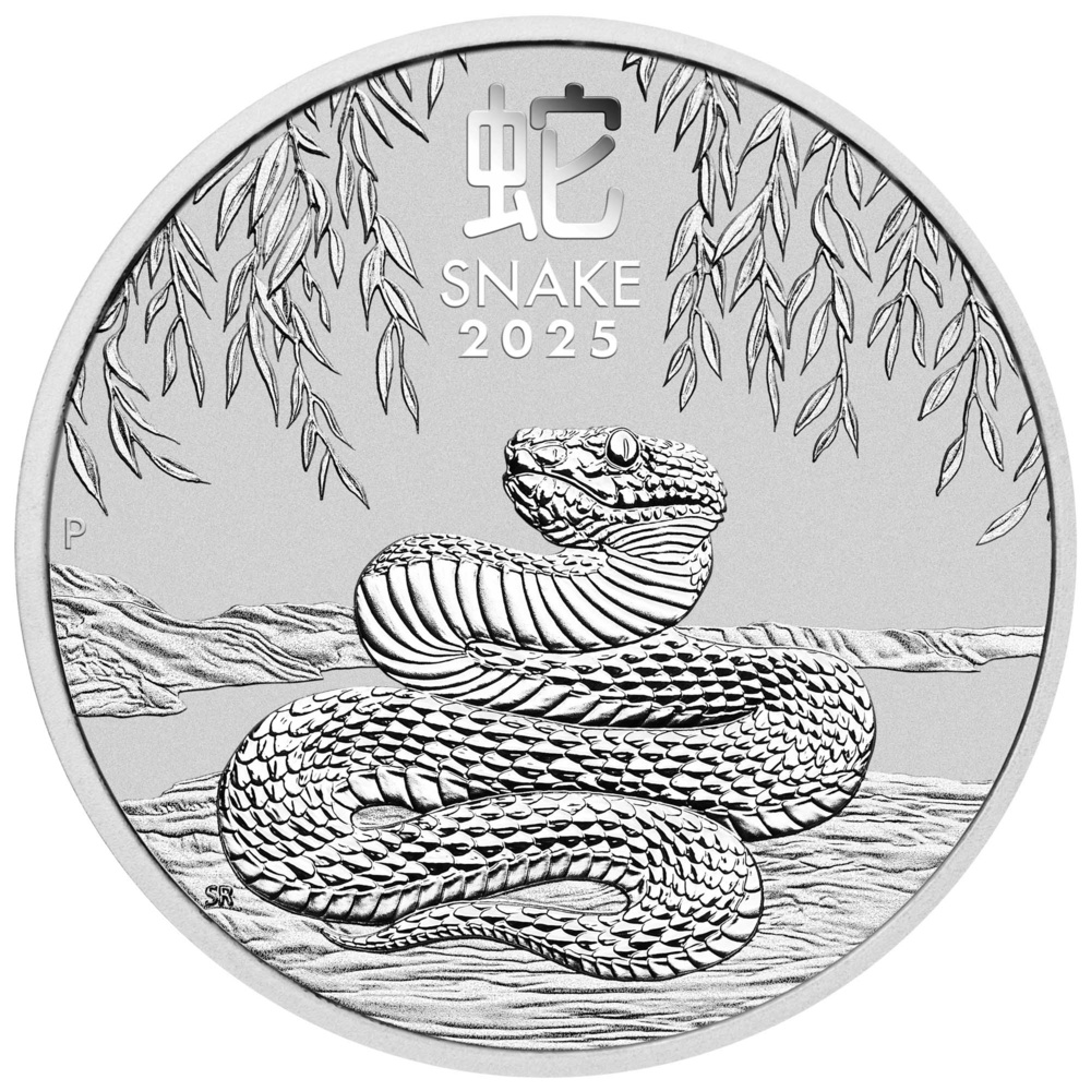 Stříbrná mince Rok Hada 1 Oz 2025 - LUNÁRNÍ SÉRIE III.
