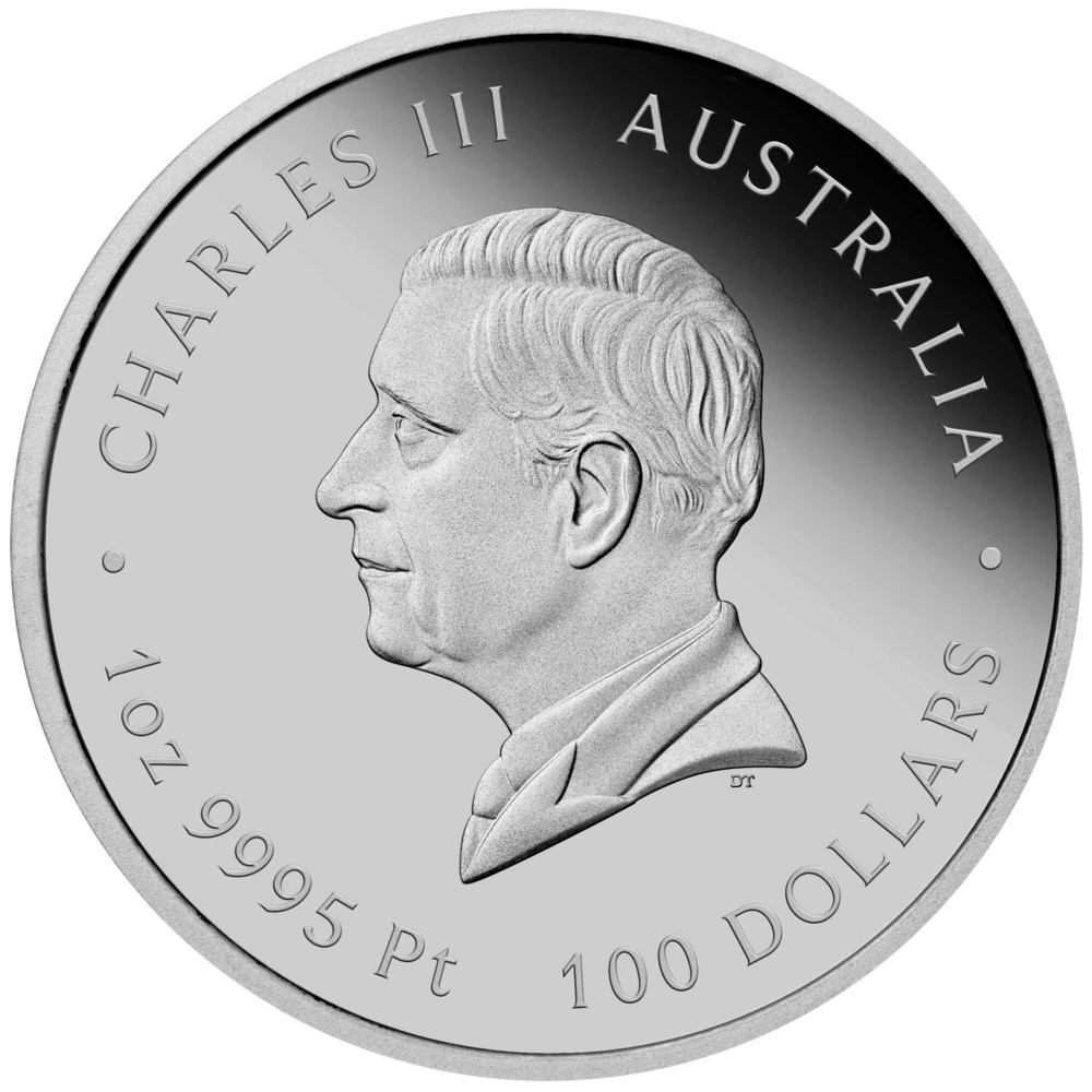 Platinum coin Year of the Snake 1 Oz 2025 - LUNAR SERIES III. Proof