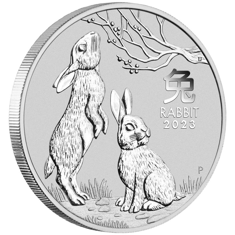 Silbermünze Jahr des Hasen 1 Oz 2023 - LUNAR SERIES III.
