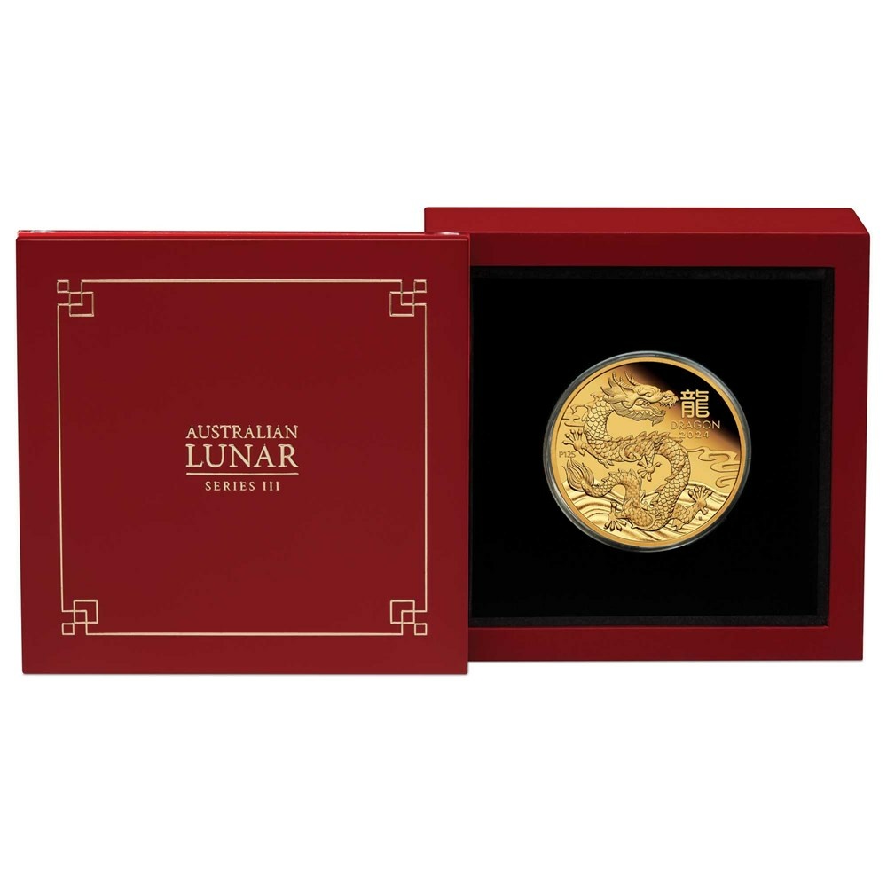 Gold Coin Year of the Dragon 1 Oz 2024 - LUNAR SERIES III. Proof