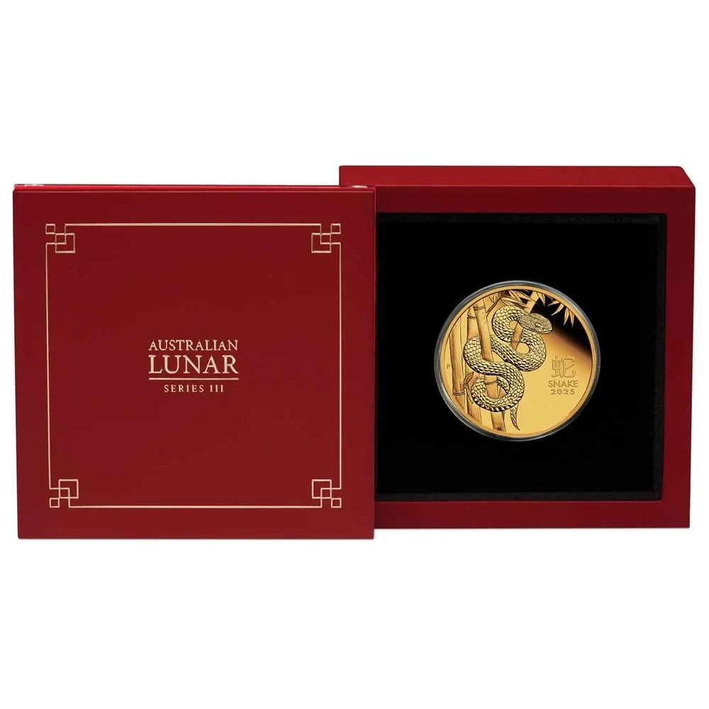 Gold Coin Year of the Snake 1 Oz 2025 - LUNAR SERIES III. Proof