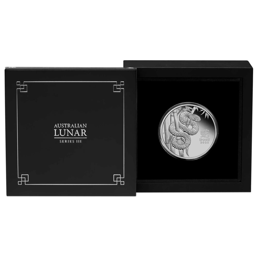 Platinum coin Year of the Snake 1 Oz 2025 - LUNAR SERIES III. Proof