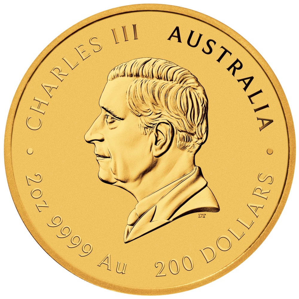 Goldmünze 2 oz Lunar III Pferd  2026