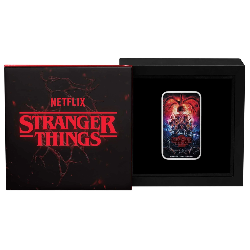 Stranger Things - Season 2 2026 1oz Silver Coloured Rectangular Coin
