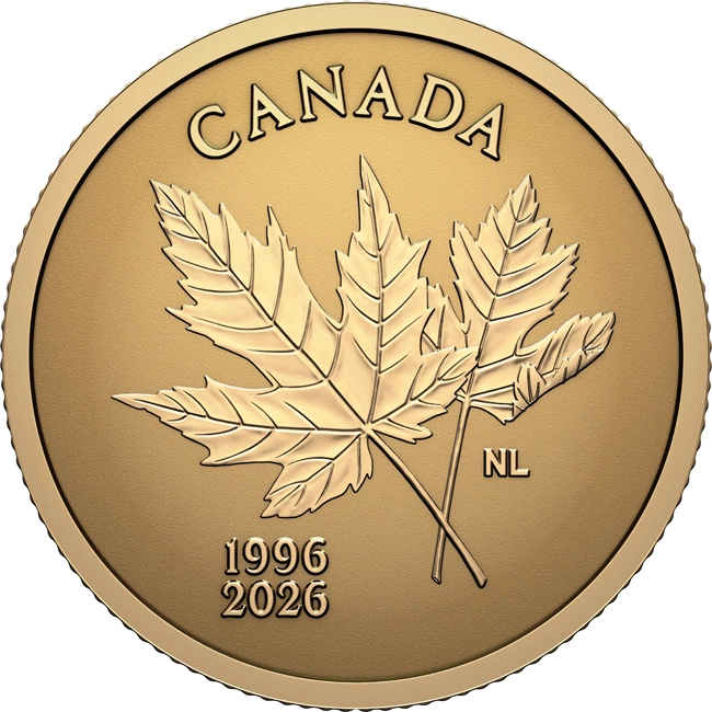 30th Anniversary of Canada’s Arboreal Emblem – Pure Gold Coin (2026)