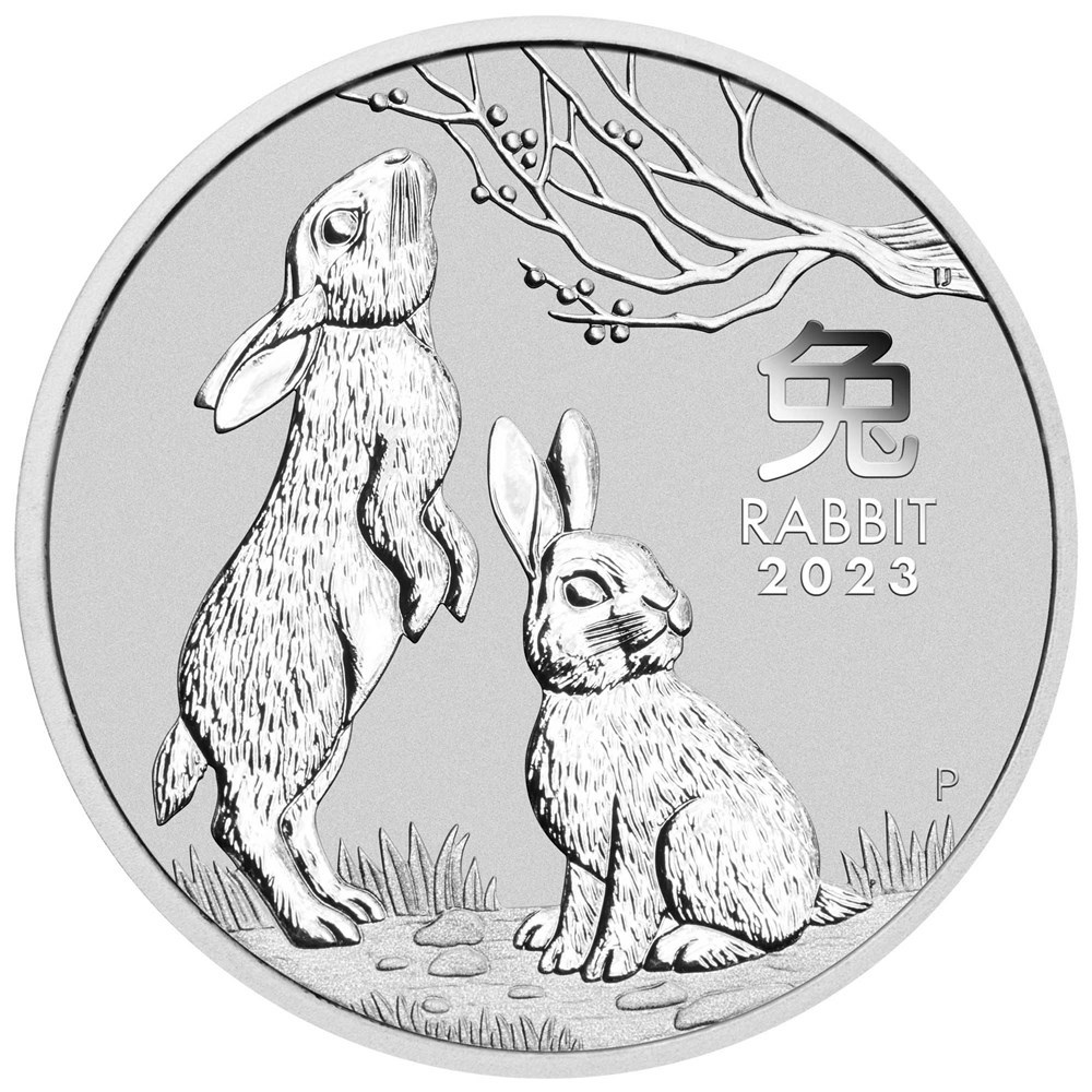 Silbermünze Jahr des Hasen 1 Oz 2023 - LUNAR SERIES III.