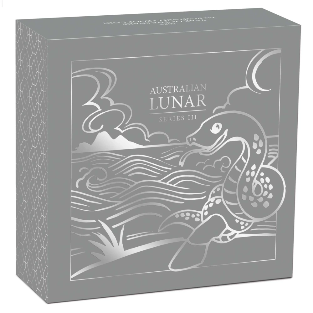 Platinum coin Year of the Snake 1 Oz 2025 - LUNAR SERIES III. Proof