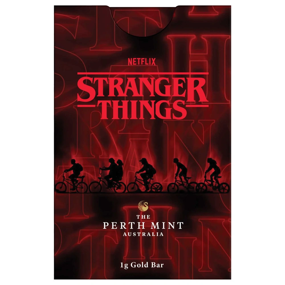Stranger Things 1g Gold Minted Bar
