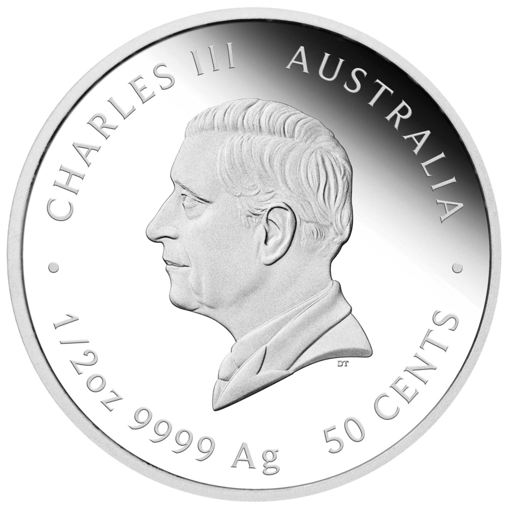 Silber-Proof-Münze Australische Mondserie III 2026 Jahr des Pferdes 1/2 oz