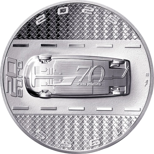Citroen DS 1 OZ silver coin