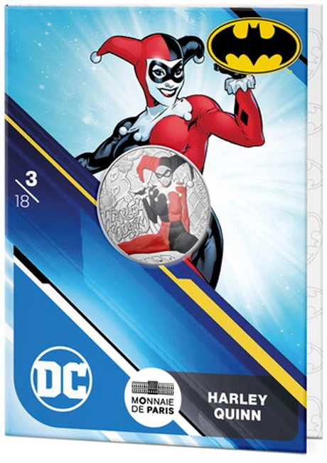 Harley Quinn Silbermünze 13g 2025 Farbig