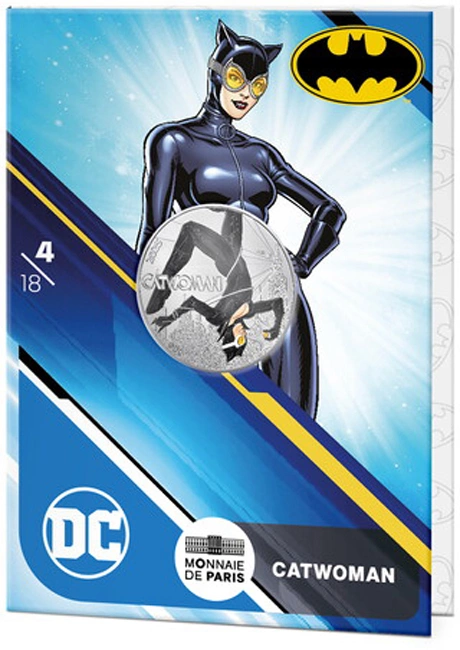 Catwoman Silbermünze 13g 2025 Farbig