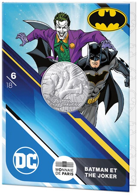Batman und Joker Silbermünze 13g 2025