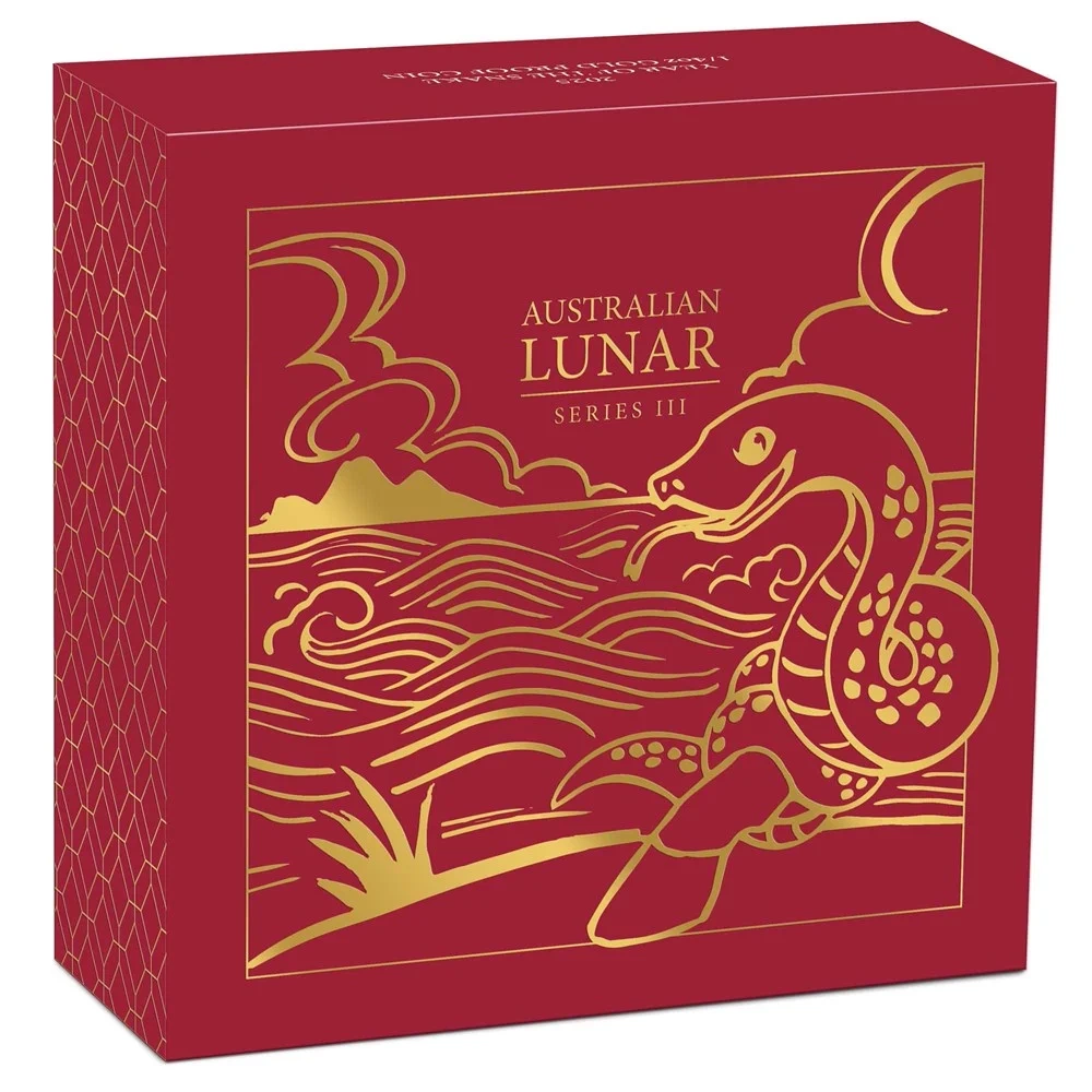 Gold Coin Year of the Snake 1/4 oz 2025 - LUNAR SERIES III Proof