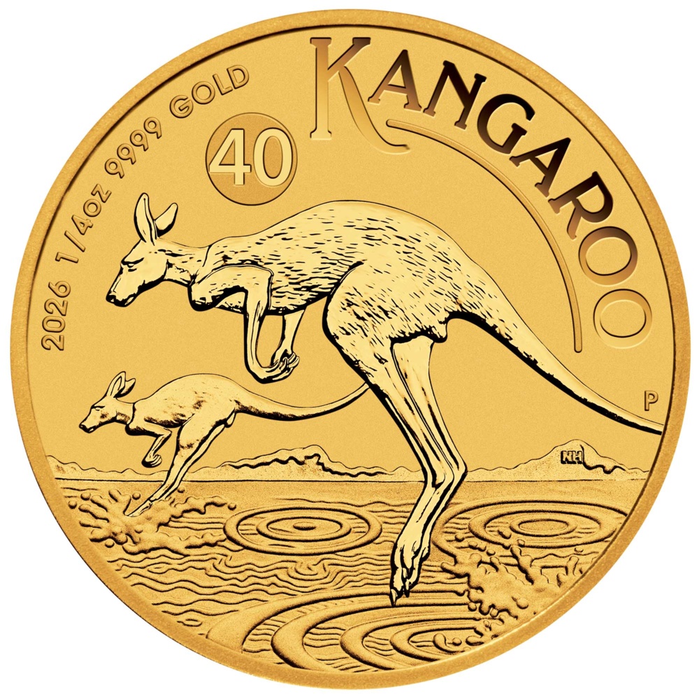 Gold Coin Kangaroo 1/4 Oz 2026