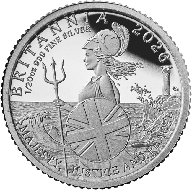 Großbritannien - 3,85 GBP Britannia 6 Coin Set 2026 - Silber PP