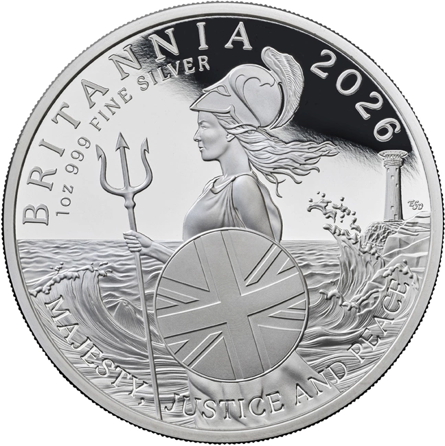 Großbritannien - 3,85 GBP Britannia 6 Coin Set 2026 - Silber PP